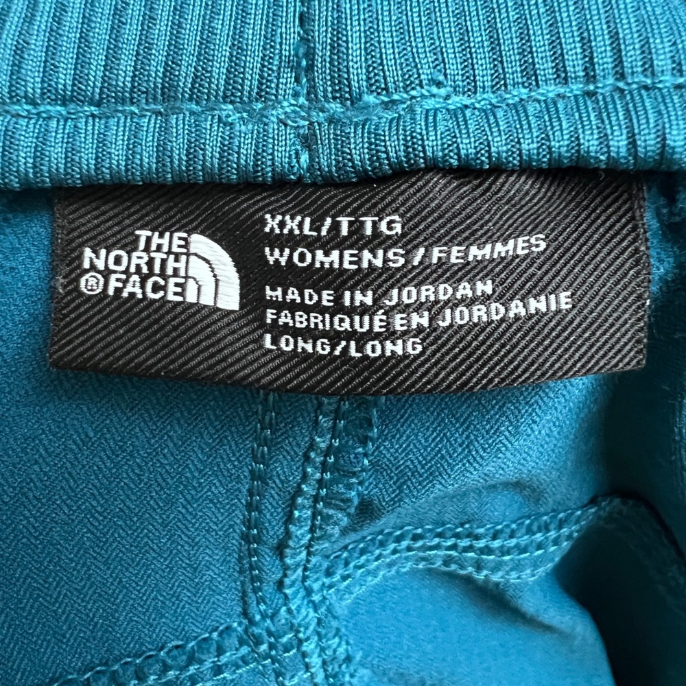 The North Face Aphrodite 2.0Shorts Womens XXL Blue Teal Hiking Long - Picture 2 of 10